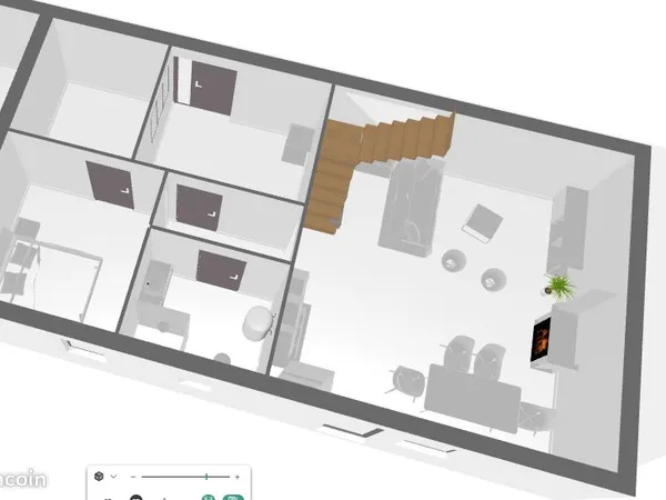 Maison - 100m² - Grand terrain