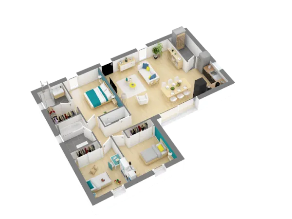 Maison neuve 4 pièces 89 m²