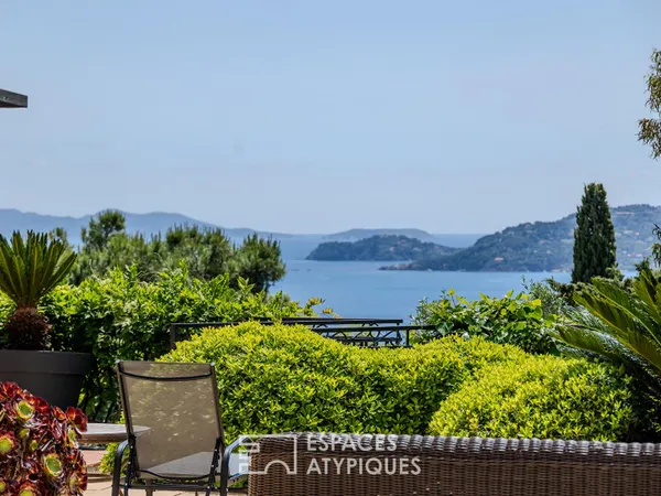 Villa d'architecte et sa vue mer exceptionnelle