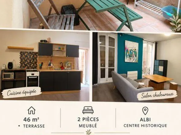 Appartement 1 pièce 46 m²