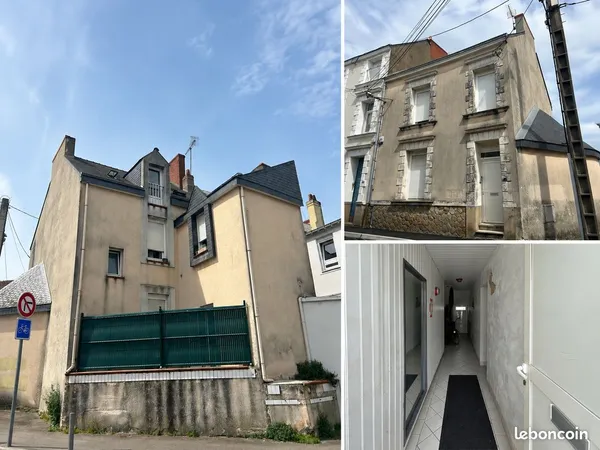🏡 SAINT-NAZAIRE CENTRE - IMMEUBLE DE 3 APPARTEMENTS - 120 m² - REVENUS LOCATIFS