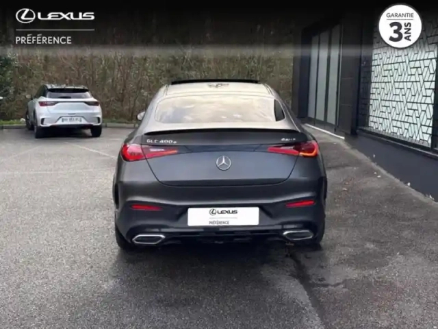 Mercedes Glc coupé 400 e hybrid 252+136ch amg line 4matic 9g-tronic garantie mercedes — photo 3