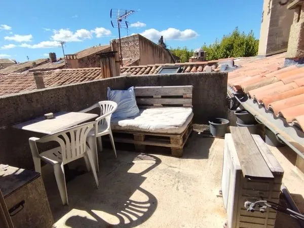 Appartement T2 de 47 m² avec terrasse, loggia et cave