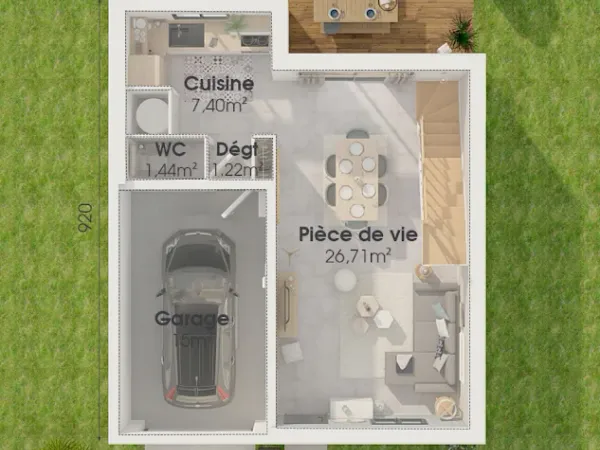 Maison neuve 4 pièces 82 m²