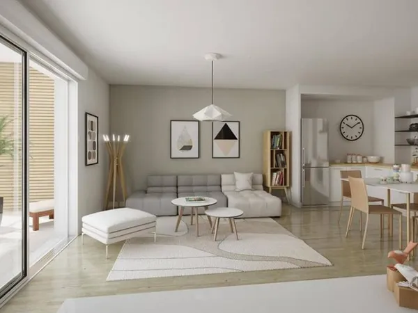 2 PIÈCES de 46m² + BALCON + PKG(s)