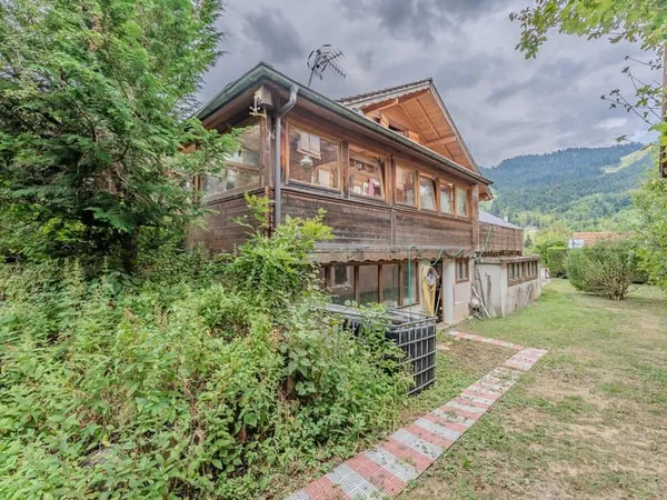 Chalet en Madrier à rénover