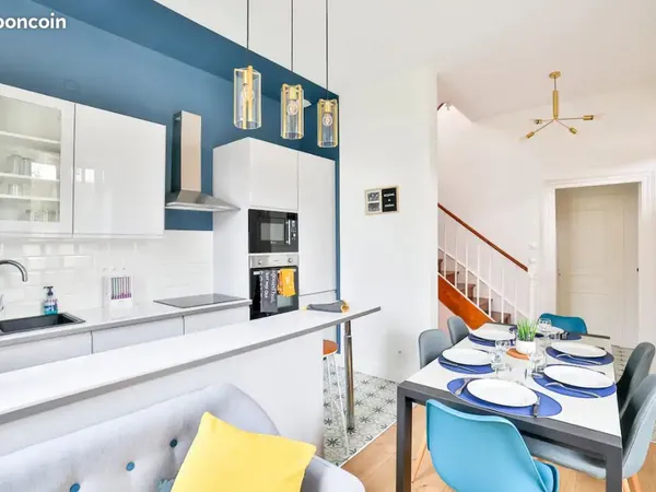 Maison T4 Climatisé Proche jardin publique