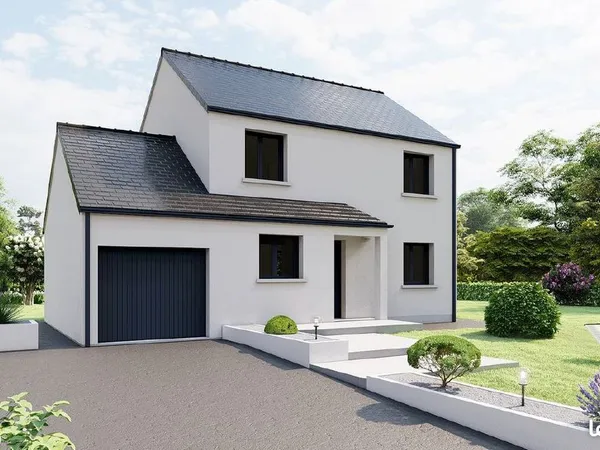 Projet de construction d'une maison 93.5 m² avec terrain à VILLEDIEU-LES-POELES (50)