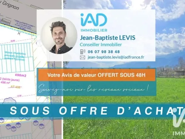 Terrain 496 m²