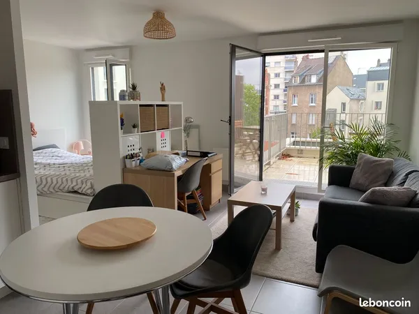 Studio meublé Tours Grammont 32 m2