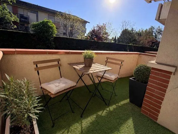 T2 43m² - Terrasse & Box fermé - Proche Airbus