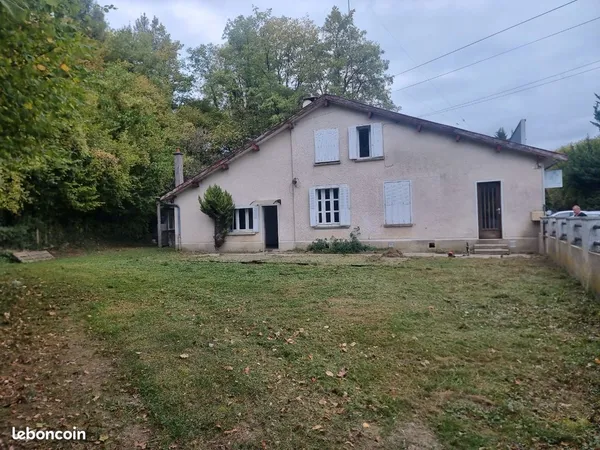 Maison avec terrain clos