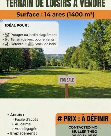 Terrain de loisirs(, verger)