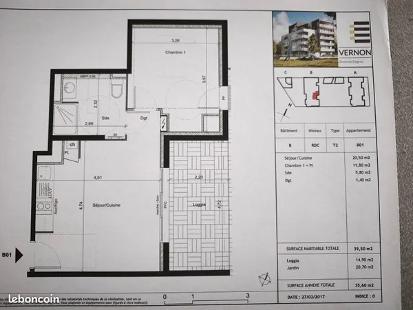 Appartement T2