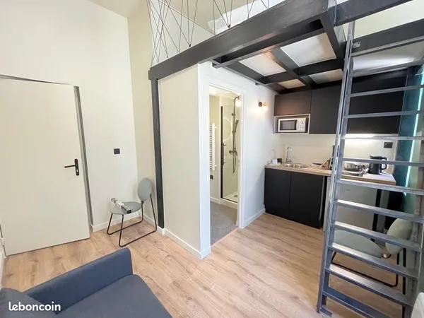 Studio 1 pièce 17 m²