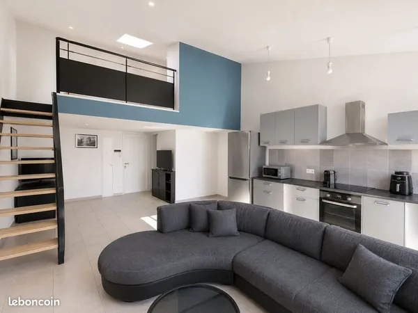 Charmant T2 de 44 m² avec mezzanine - Marignane (centre-ville)