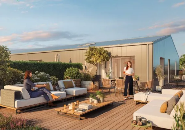 Appartement T3 en dernier étage avec Terrasse en livraison immédiate sur ANGERS