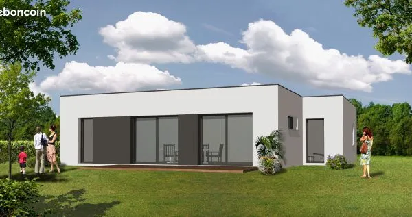 Maison 94.75 m² avec terrain à LANDEVANT (56)