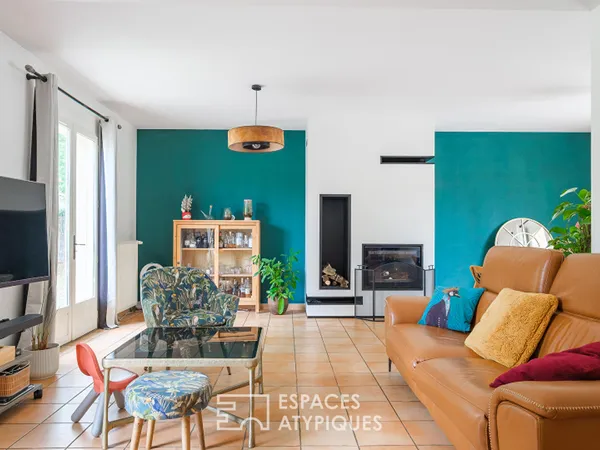 Maison familiale avec jardin boisé aux portes de Poitiers