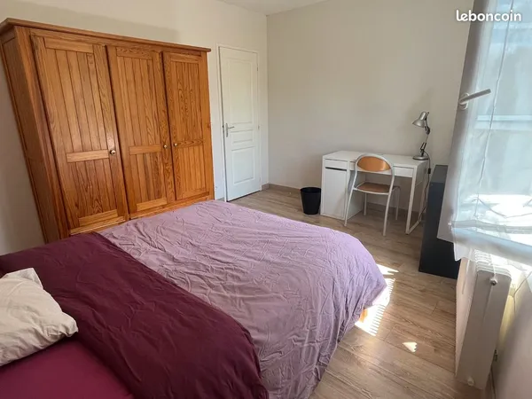 Chambre meublée en colocation - Reims Saint-Rémi Toutes Charges comprises