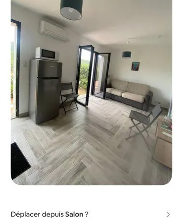 Studio meublé à l'année 26 m2 Ruppione Pietrosella