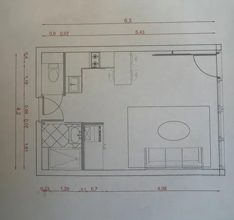 Studio non meuble ambilly