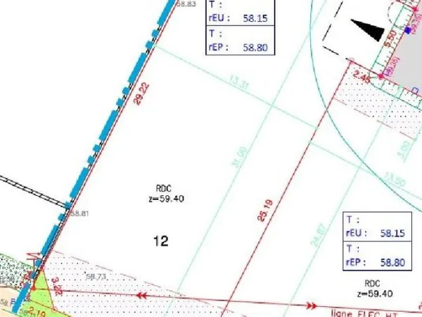 Terrain 426 m²