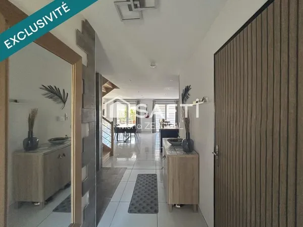 Maison récente 110 m²  3 chambres ( possibilité 4e)  terrain 262 m²  Pont-Évêque