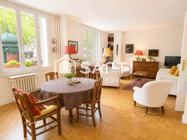 Appartement familial, traversant et lumineux