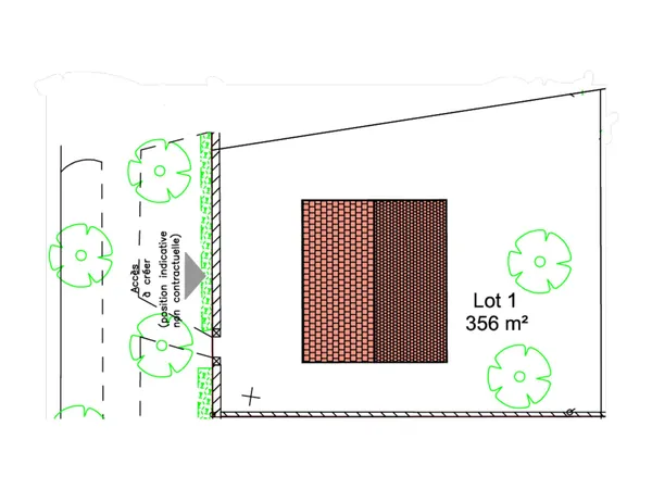 Terrain 356 m²