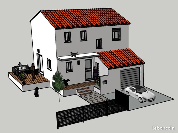 Tarascon Terrain + Maison + Garage 239 900 euros
