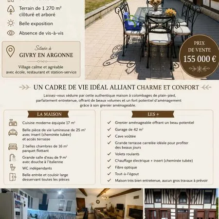 Maison de charme à colombages