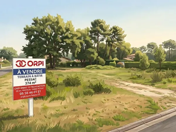 Terrain 374 m²