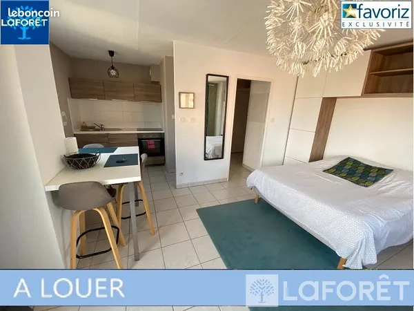 Studio 1 pièce 33 m²