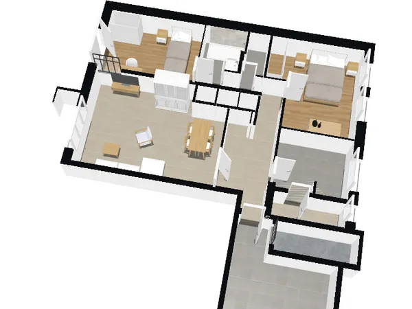 Appartement type T3 de 100m² Hyper Centre Mairie Roosevelt - 69500 BRON