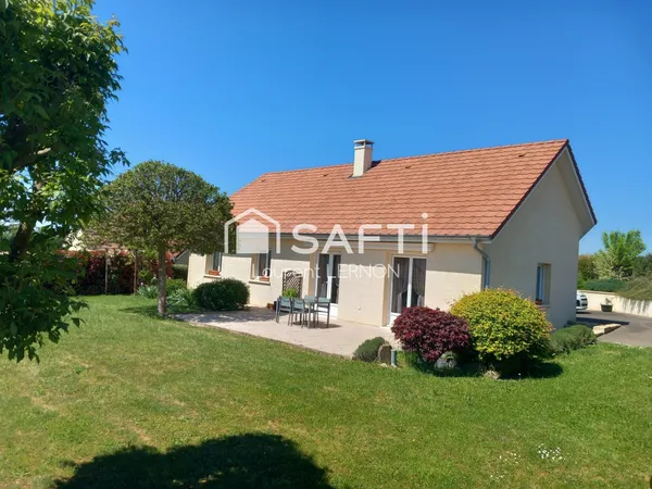 MAISON PLAIN PIED 96 m² SUR 824 m², CLOS ET ARBORE