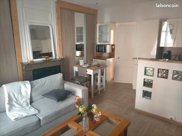 Appartement meublé 2chbres standing porte gayole