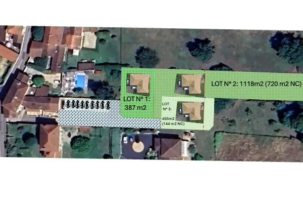 Terrain en lotissement 720 m²
