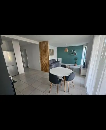 T3 meublé 64m2 avec terrasse et jardin