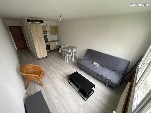 Studio meublé de 25 m² proche IUT de Bourges