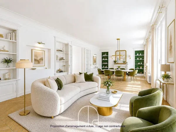 Appartement familial de réception - 175 m²