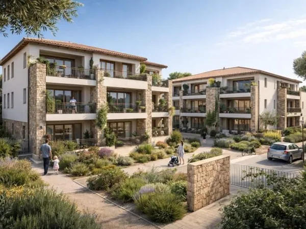 -RESIDENCE INTIMISTE - PROCHE CENTRE VILLE - 2P 50M² AVEC EXTERIEUR
