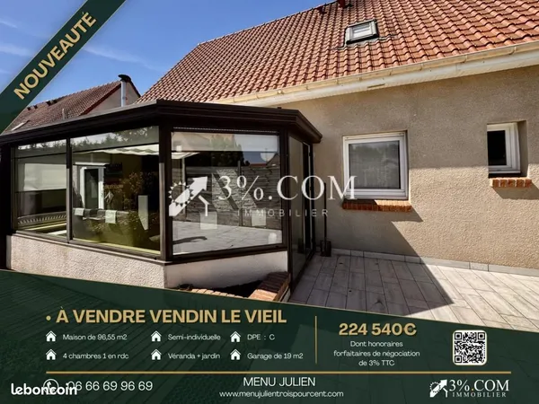 Maison 6 pièces 96 m²