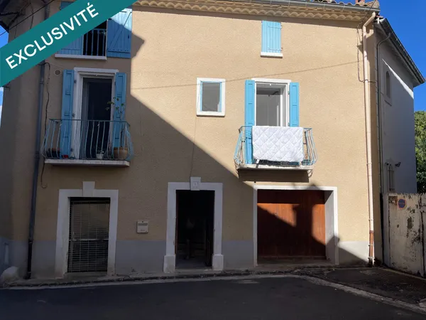 34320 ROUJAN MAISON DE VILLAGE AVEC GARAGE