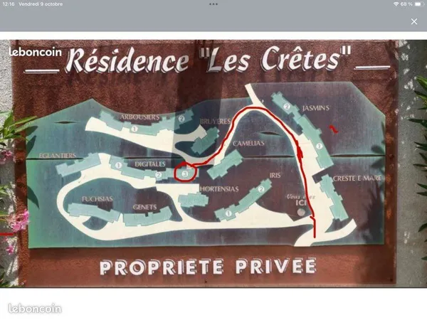 F2 résidences les crêtes \ sanguinaires
