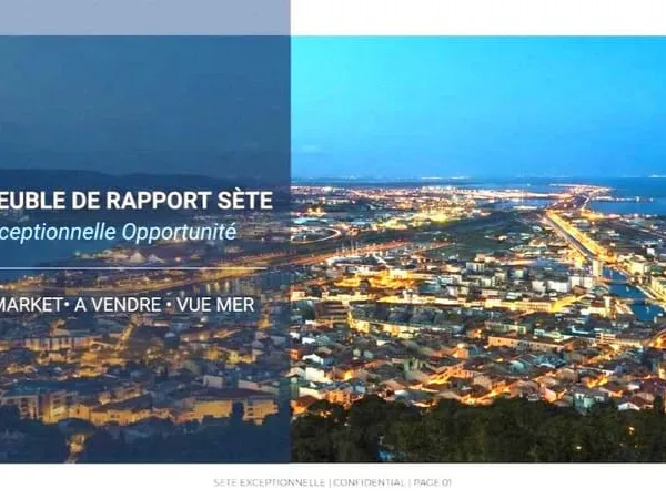 COMPLEXE RESIDENTIEL IMMEUBLE DE RAPPORT VUE MER SÈTE I