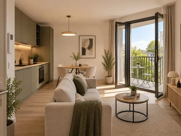 Appartement 2 pièces 45 m²