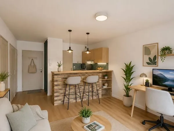 Appartement 2 pièces 33 m²