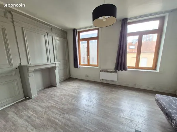 Beau studio lumineux - rue Jeanne d'Arc - Lille centre -