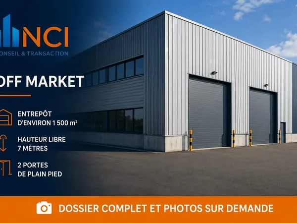 Local d'activité 1500 m²